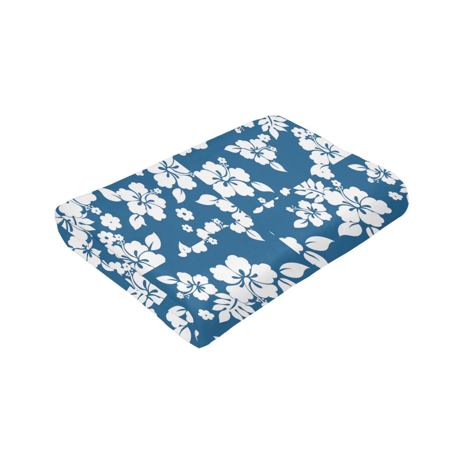 Coperta in micro pile ultra morbida con fiori hawaiani, 200 x 160 cm, per letto, divano, viaggio, campeggio, soffice e accogliente lavabile in lavatrice