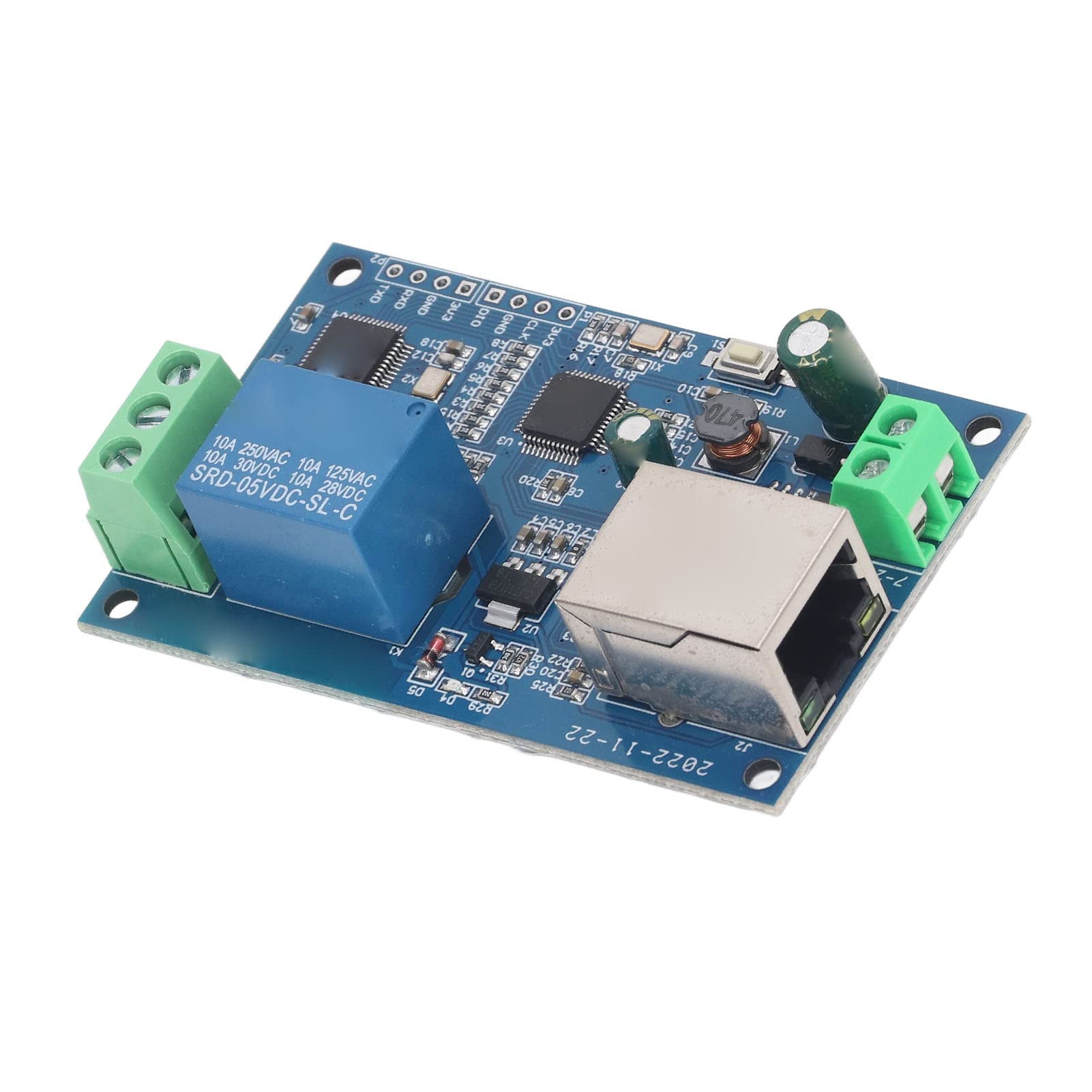 Modulo relè di Rete, Modulo relè RTU a 1 Via Modulo Controller Ethernet Modulo relè di Rete di Controllo LAN, Controllori di Processo