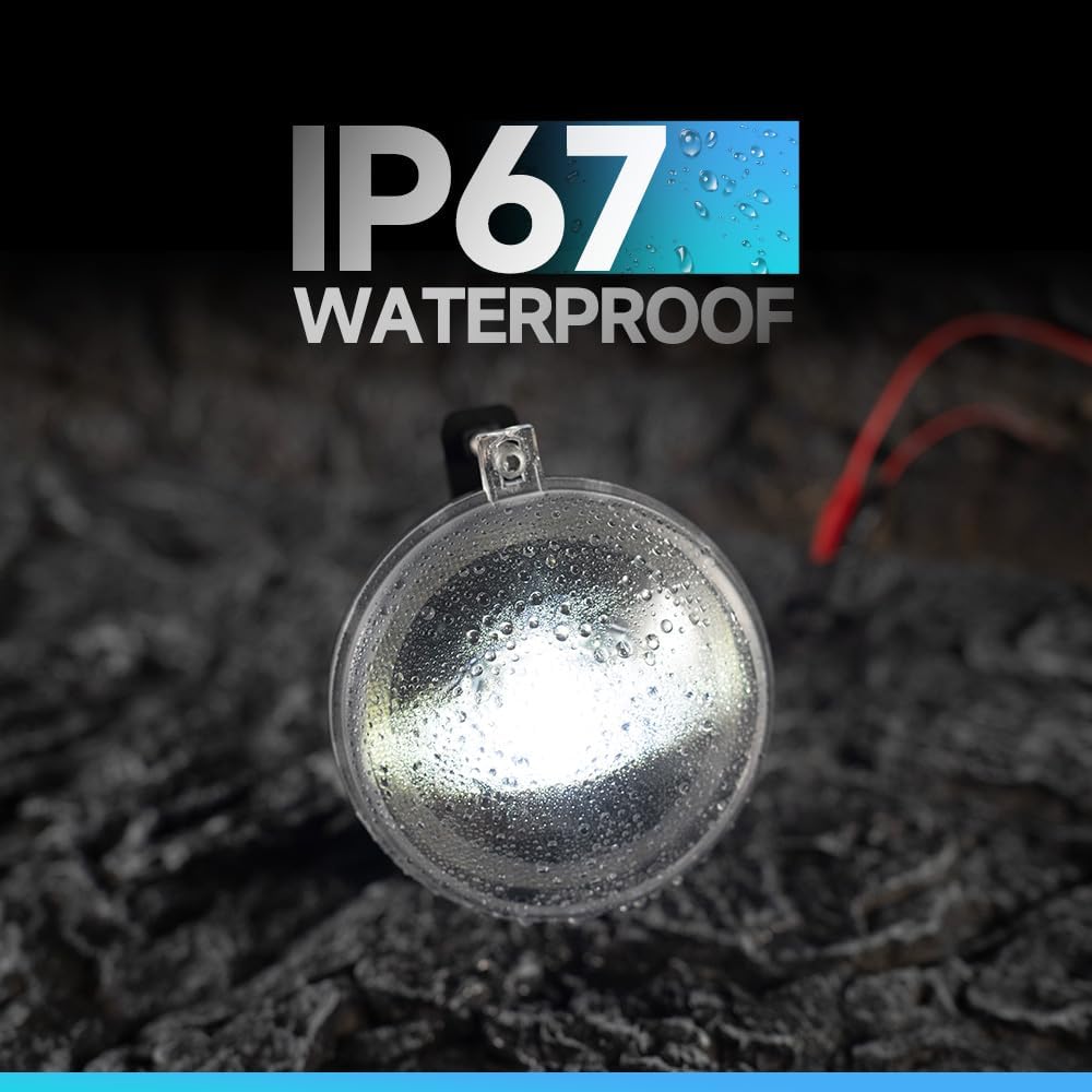 NJSBYL LED Halo Ring Fog Lights for 1998-2002 Pontiac Firebird Trans Am/Base/Formula White Fog Lamp with Halo Ring Daytime Running Light DRL OE Replacement Fog Driving Beam