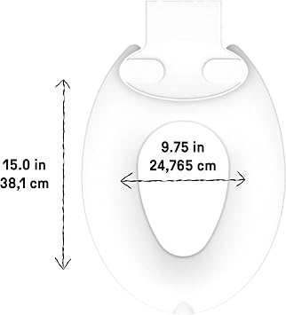 Ingenuity: ity by Ingenuity Flip & Sit Potty Seat (White) Easy to Set Up & Remove Potty Training Seat That Attaches to Adult Toilet Seat