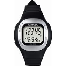 Yamasa Watch Instrument Watch Pedometer Watch MANPO Black