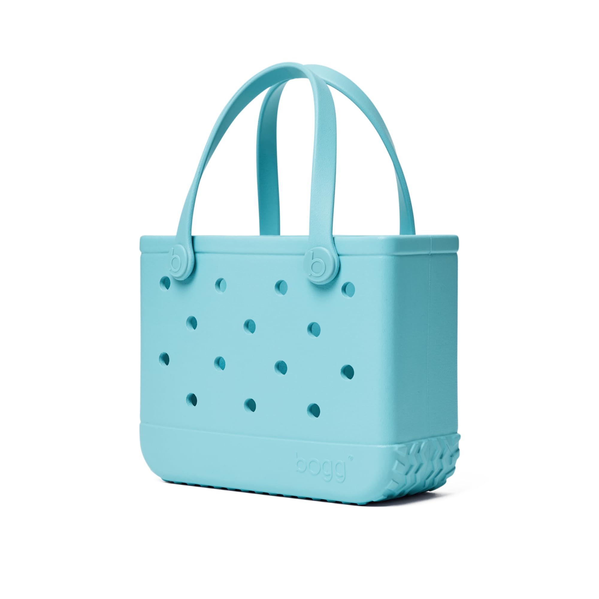 BOGG BAG Bitty Small Tote – 11” x 8.5” x 4.5” – Durable, Washable, Tip-proof – Beach, Pool, Boat, Work, Sports (Aquamarine)