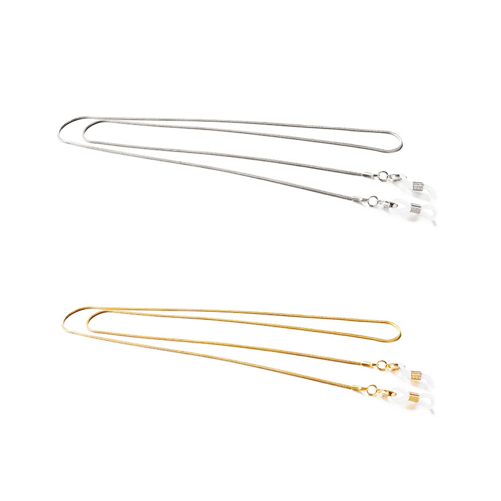 Meiyea 2 piezas de cordón para el cuello para gafas, gafas de sol y gafas de lectura