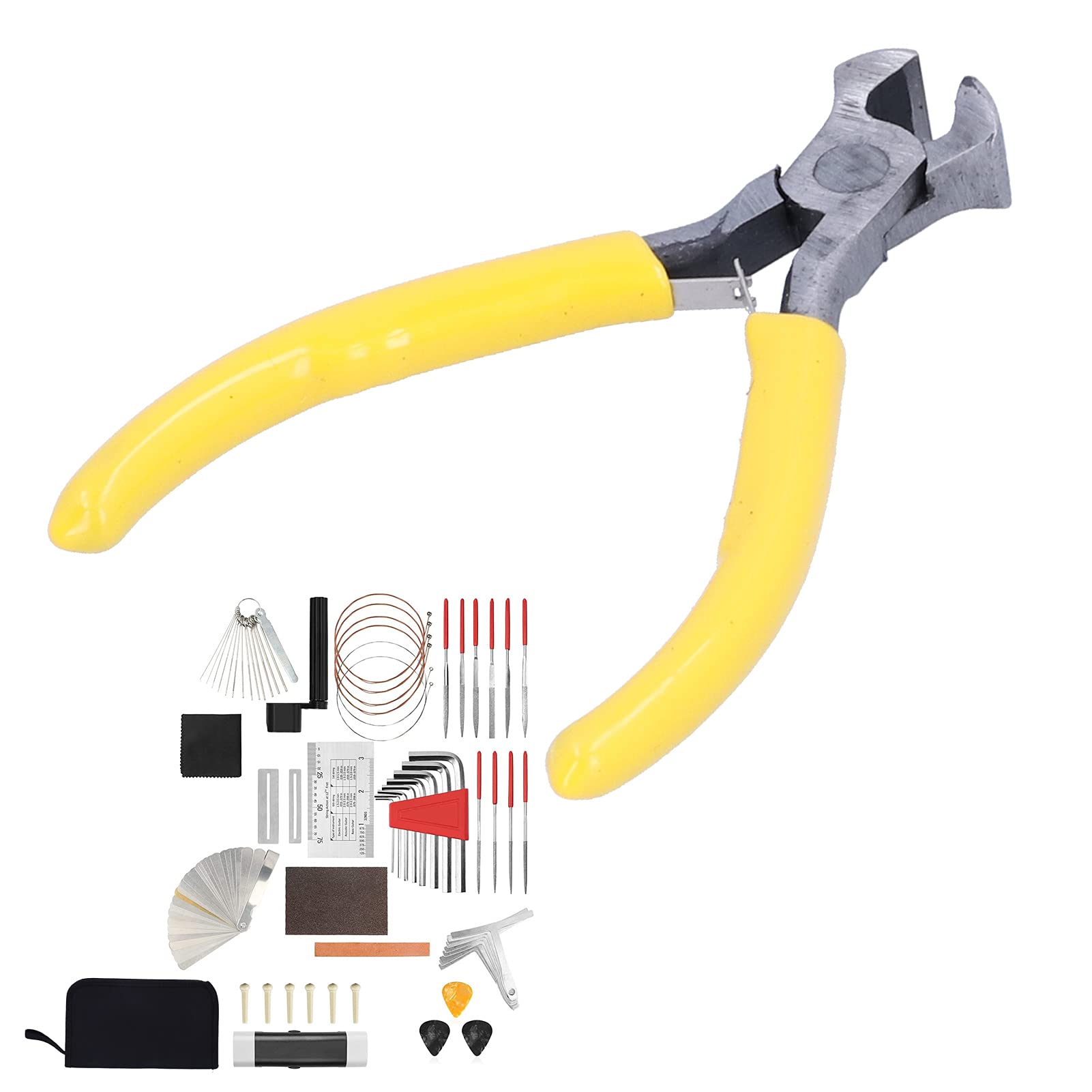 Strumenti di Riparazione per Chitarra Kit di Strumenti per Avvolgitore di Corde per Chitarra Accessori Completi per Chitarra Kit di Riparazione e Manutenzione per Avvolgitore di