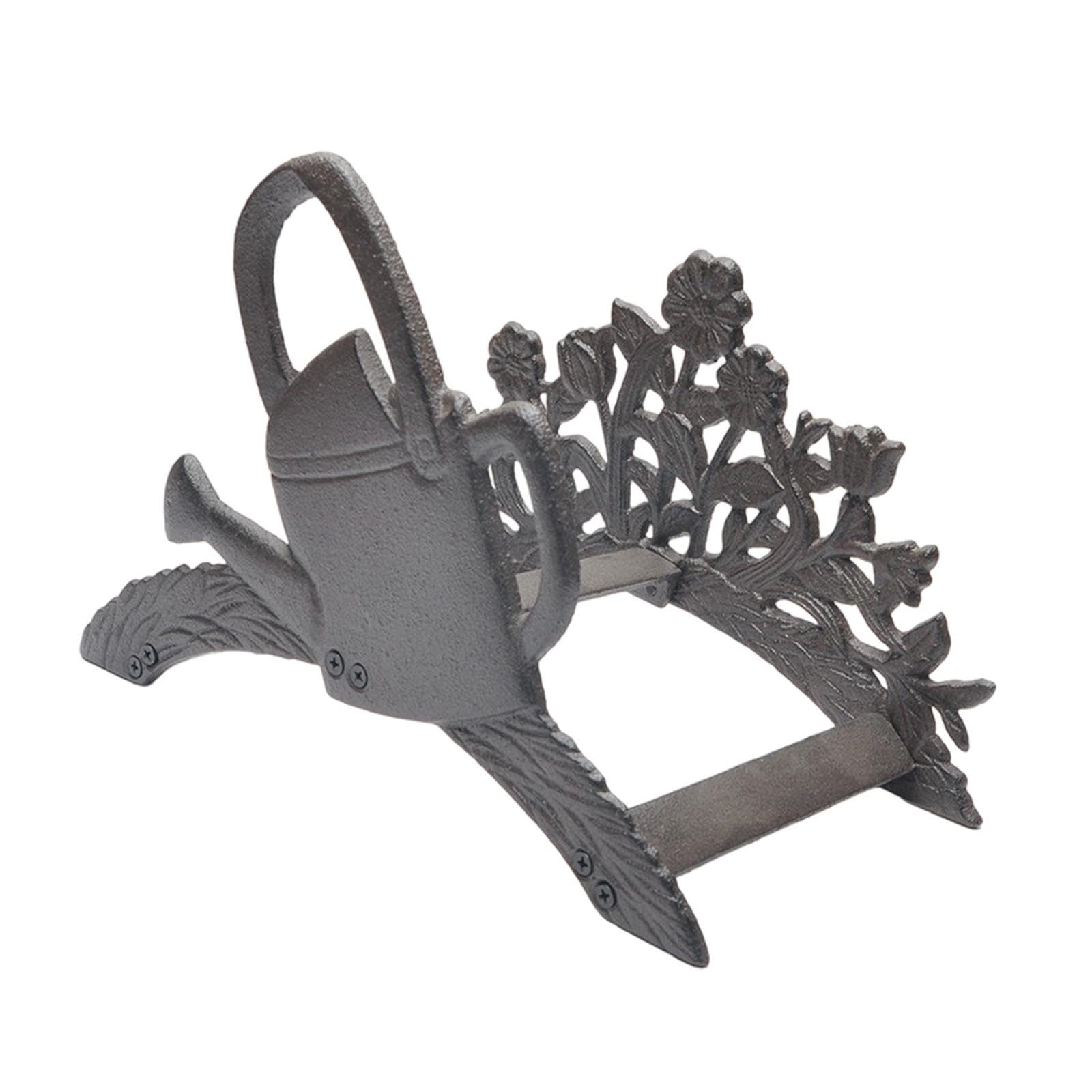 Gartenschlauchhalter zur Wandmontage, Retro-Design, tragbarer Schlauchaufroller, Wanddekoration für Garten, Terrasse, Wasserkocher