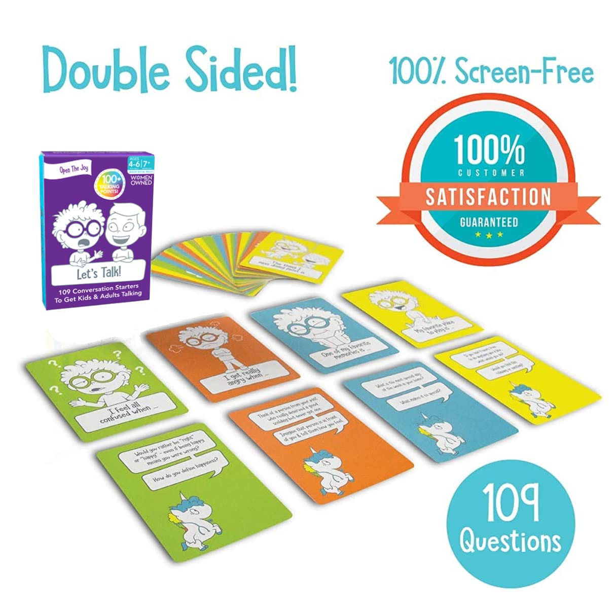 Amazon.co.jp: Let's Talk 会話カード - 子供向けの魅力的なファミリー