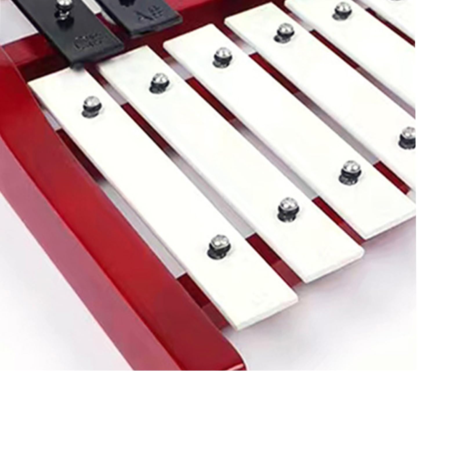 Glockenspiel Xilofono, Glockenspiel Xilofono 25 Note Strumento a Percussione per Bambini Tasti in Metallo Base in Legno Include 2 Bacchette e Borsa da Trasporto Portatile