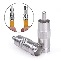 Vista 6 de LONNKY Cable BNC de 100 pies para cámara de seguridad de 98.4 ft con conectores BNC y adaptadores RCA, cable de alimentación de video para cámara