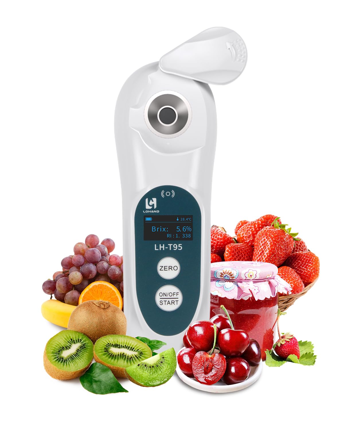 Digital Brix Refractometer - ATC Sugar Tester -2