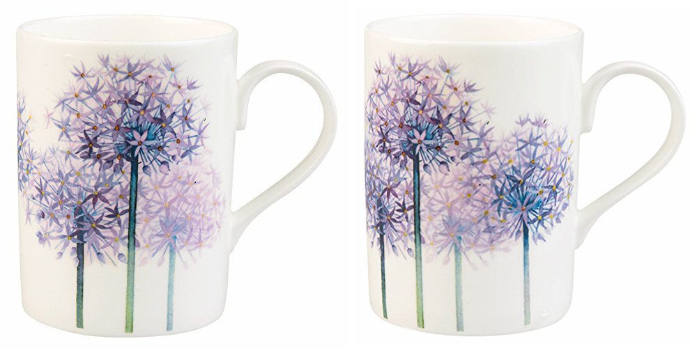 Roy Kirkham Set of 2 Alliums Mugs