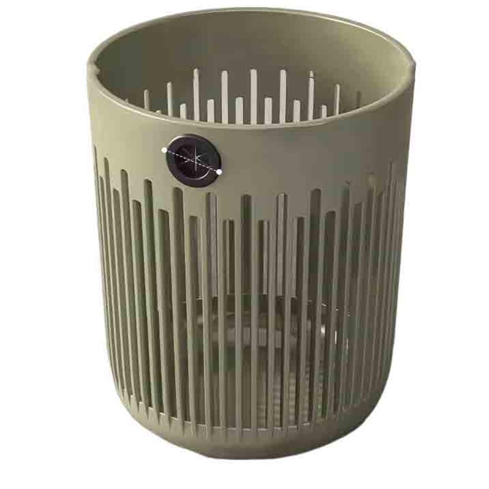 Waste Bins Grey White Green Yellow Four Color Garbage Bin Household Large Capacity(Green)