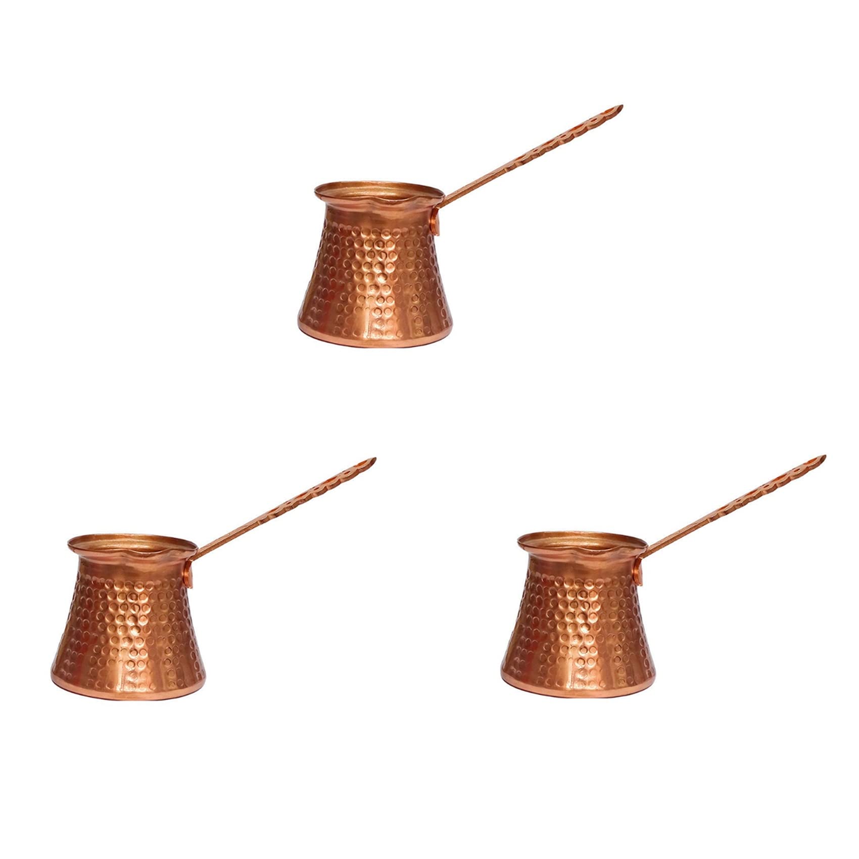 Hndhbfgrt 3X Coffee Turkish Coffee Pot 320Ml Coffee Turkish Copper Coffee Maker for Cezve Cafeteria