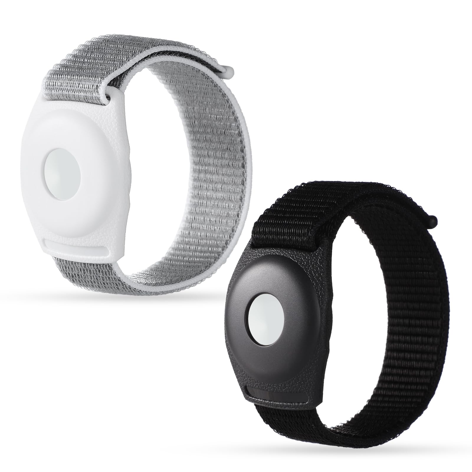 2 Houdertjes voor Princess Cruise Medaillon, Verstelbare Armband voor Princess Medallion met Magische Plakband Comfortabele Nylon Beschermende Horlogeband voor Heren Dames (Roze, Blauw