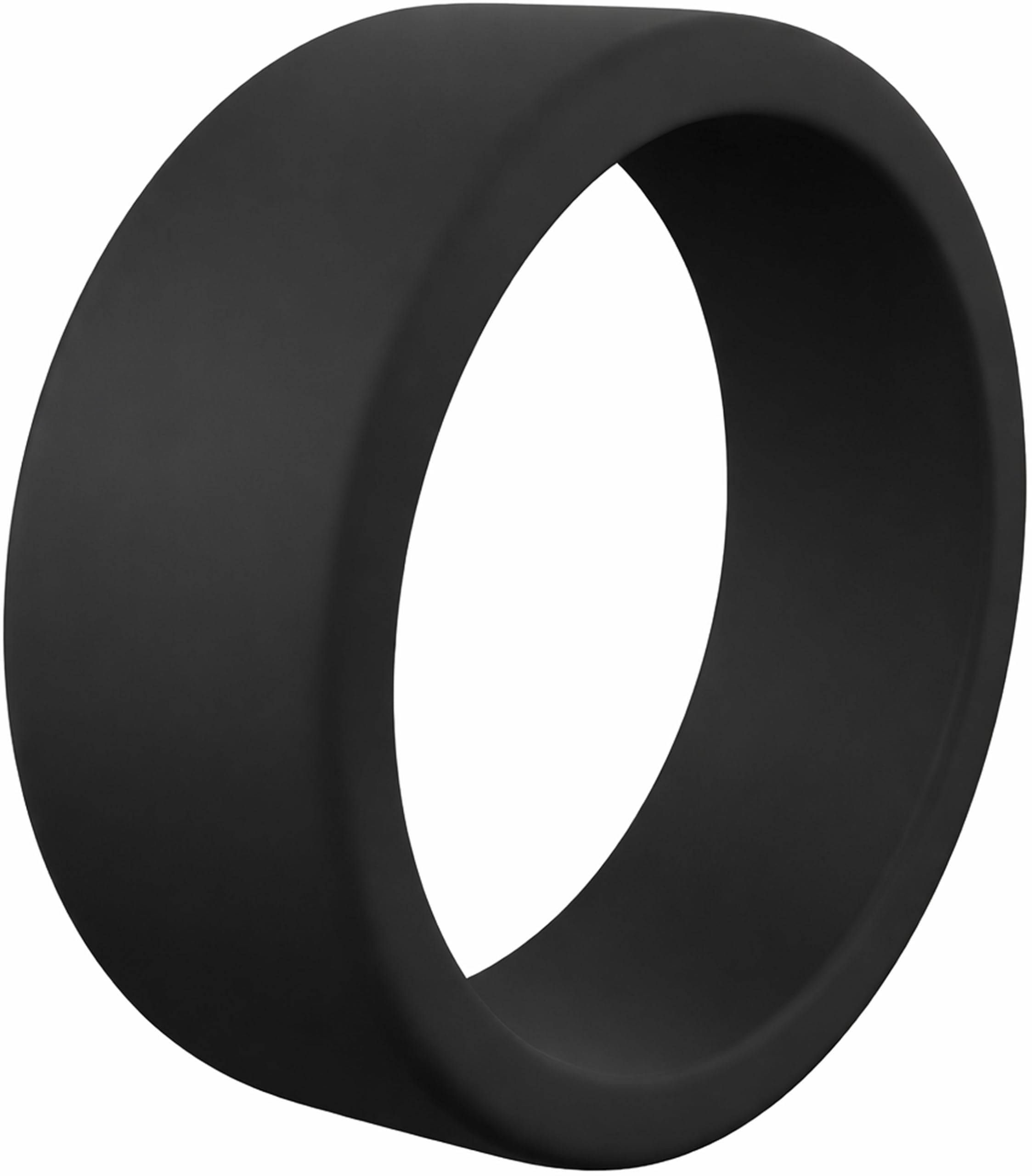 QALO Męski pierścień silikonowy Basic, 7 UK, Silikon