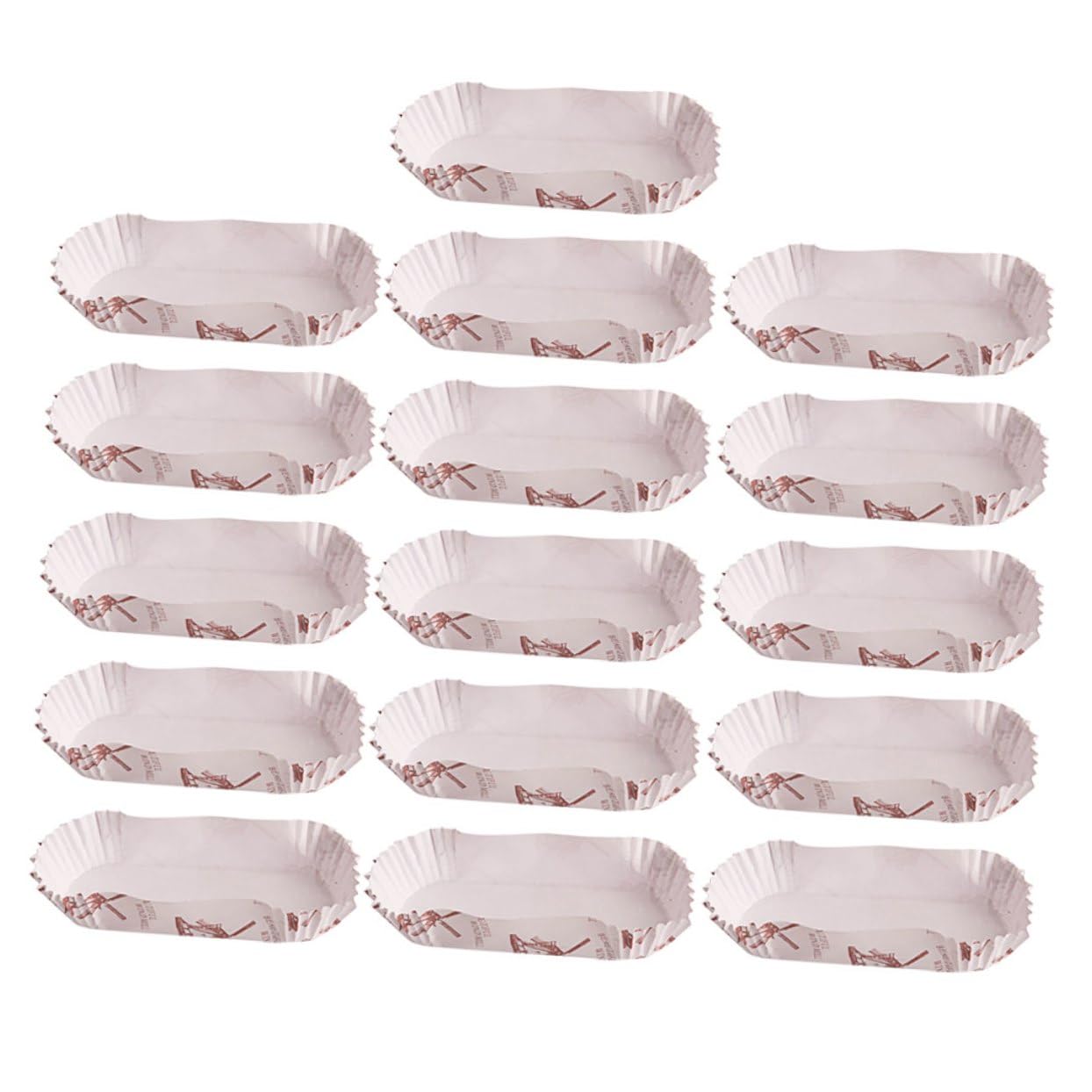 HEMOTON 600 Pezzi vassoio del pane tortiera di carta per cupcake fodera per cupcake di carta teglie da forno teglia pirottini di carta per cupcake fodere per torte mini carta da torta