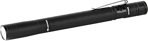 LUXPRO B09BZWKHGL Linterna LED, resistente al agua, funciona con pilas, brillo ajustable, 180 lúmenes