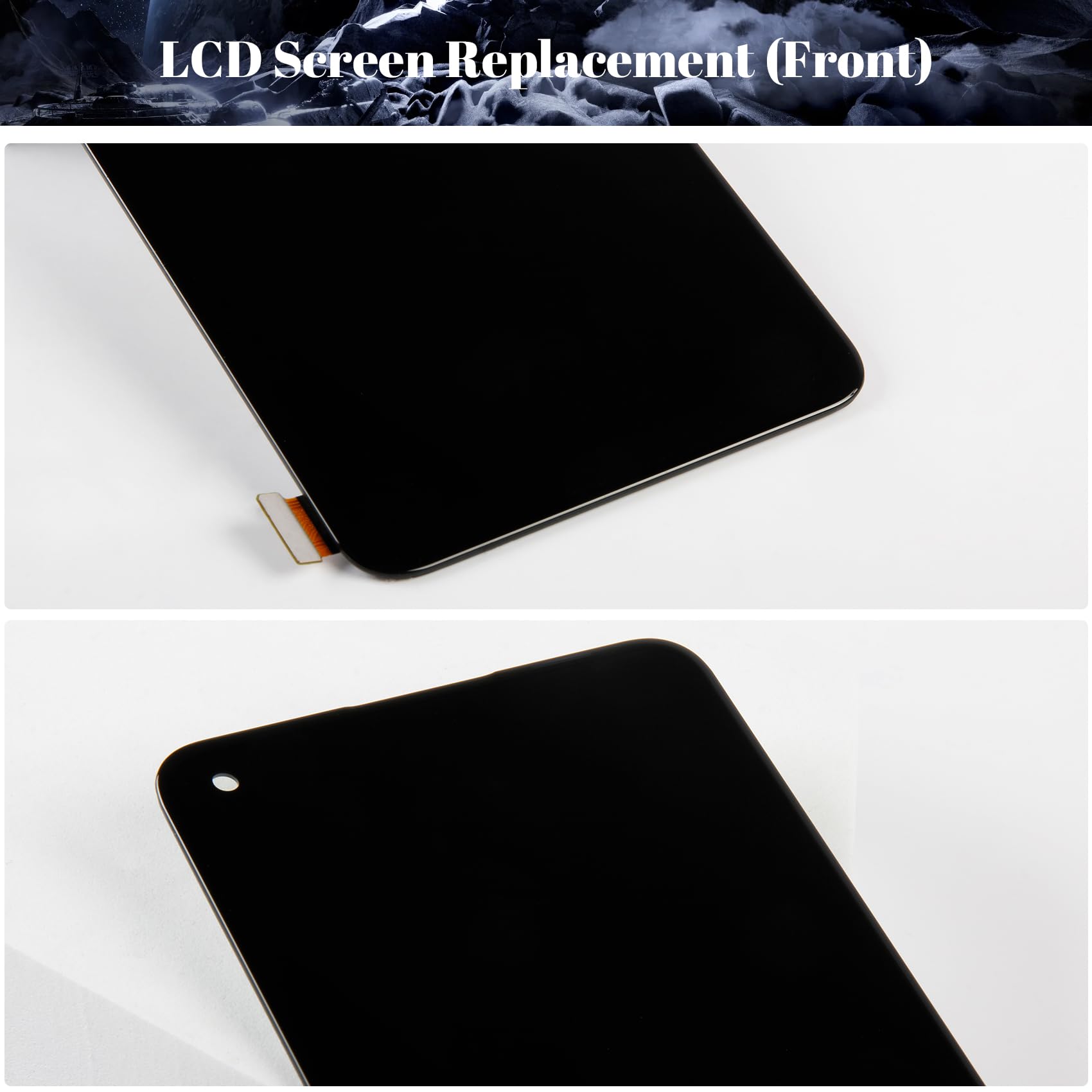 Display LCD + Touch Screen Con Cornice E Sensore Impronta Per OPPO Reno 8T 4G CPH2481 – Nero
