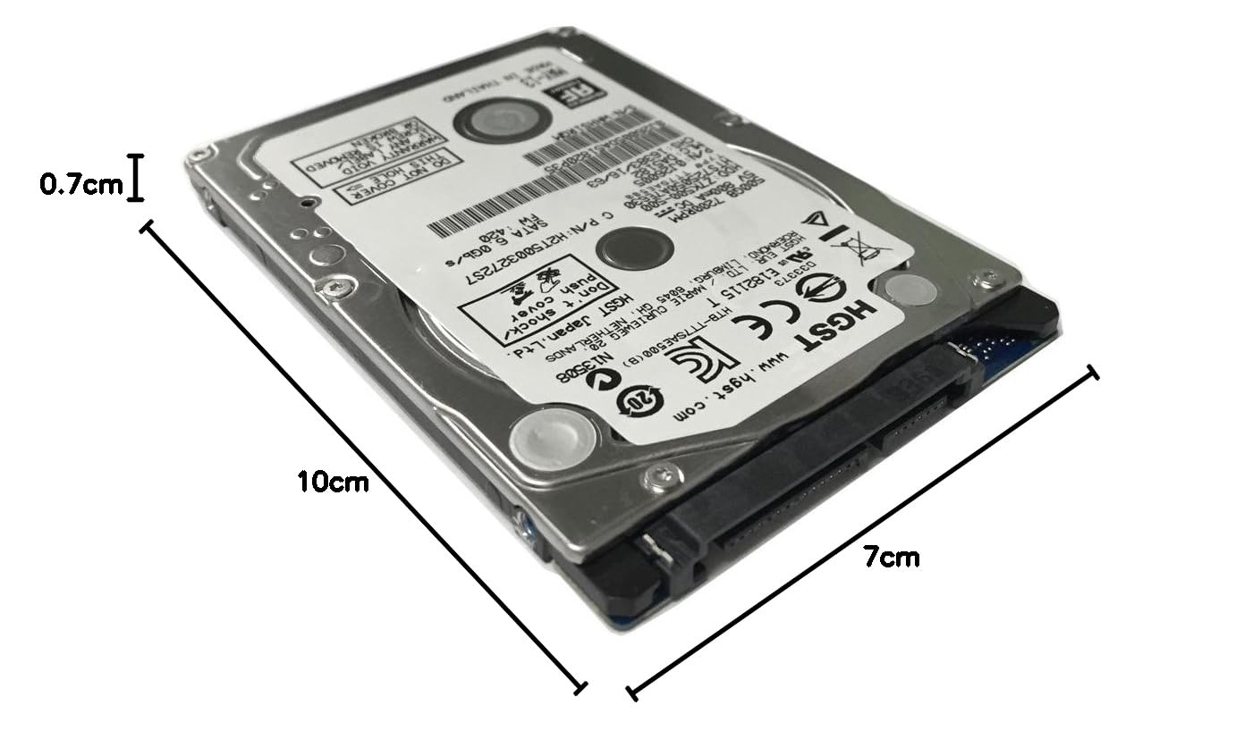 HGST Travelstar 2,5 polegadas 500GB 7200RPM SATA III 32MB Cache