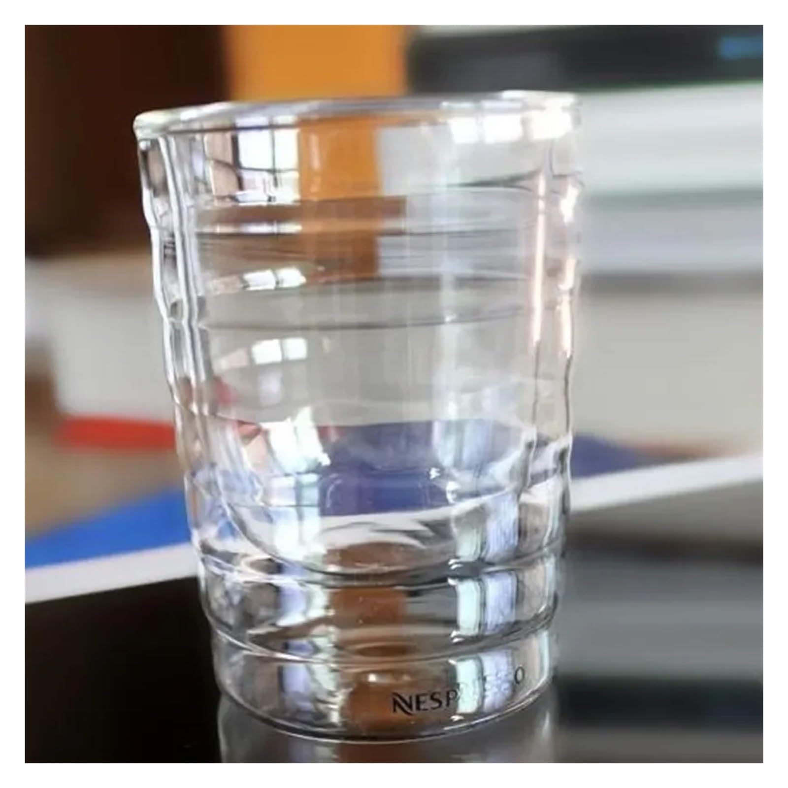 Odporny na ciepło podwójny szklany kubek do kawy, ręcznie robiony kreatywny kubek do kawy do zimnych napojów, przezroczyste szklanki (350 ml, 4 szt.)