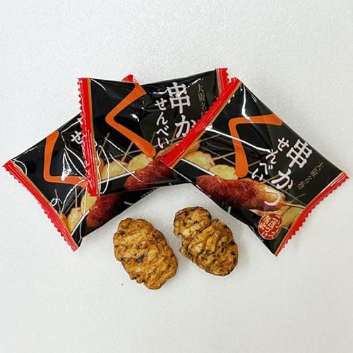 大阪特產】Ouzumi三兄弟禦好燒仙貝·章魚燒仙貝·串餅幹3種15袋裝