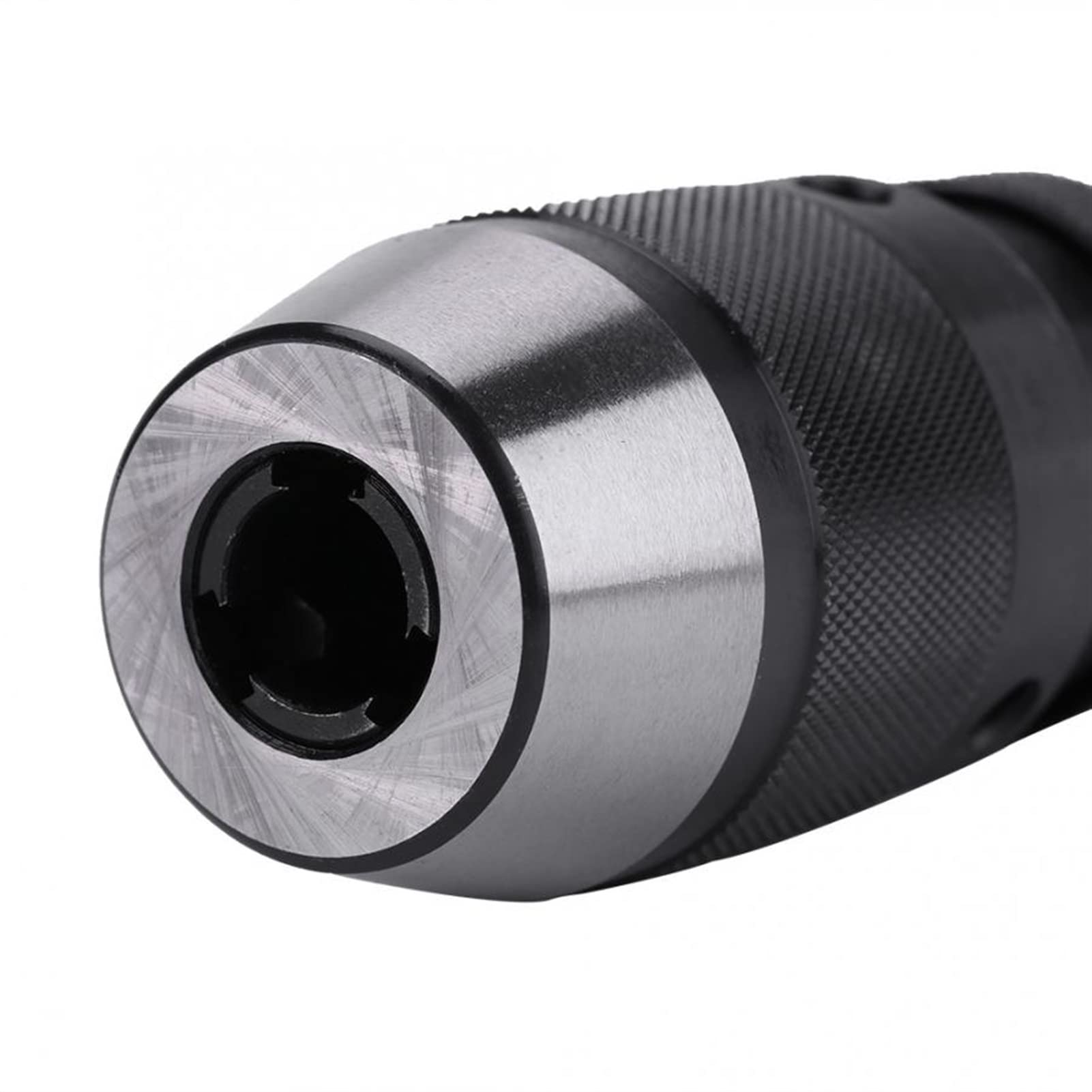 Zestaw 4-calowego samocentrującego uchwytu wiertarskiego z 4 szczękami, 1 szt. 1-13 mm, 1/2" ze stali, samozaciskowy uchwyt wiertarski bezkluczykowy i trzpień MT2-B16 z gwintem 1-calowym x 8TPI