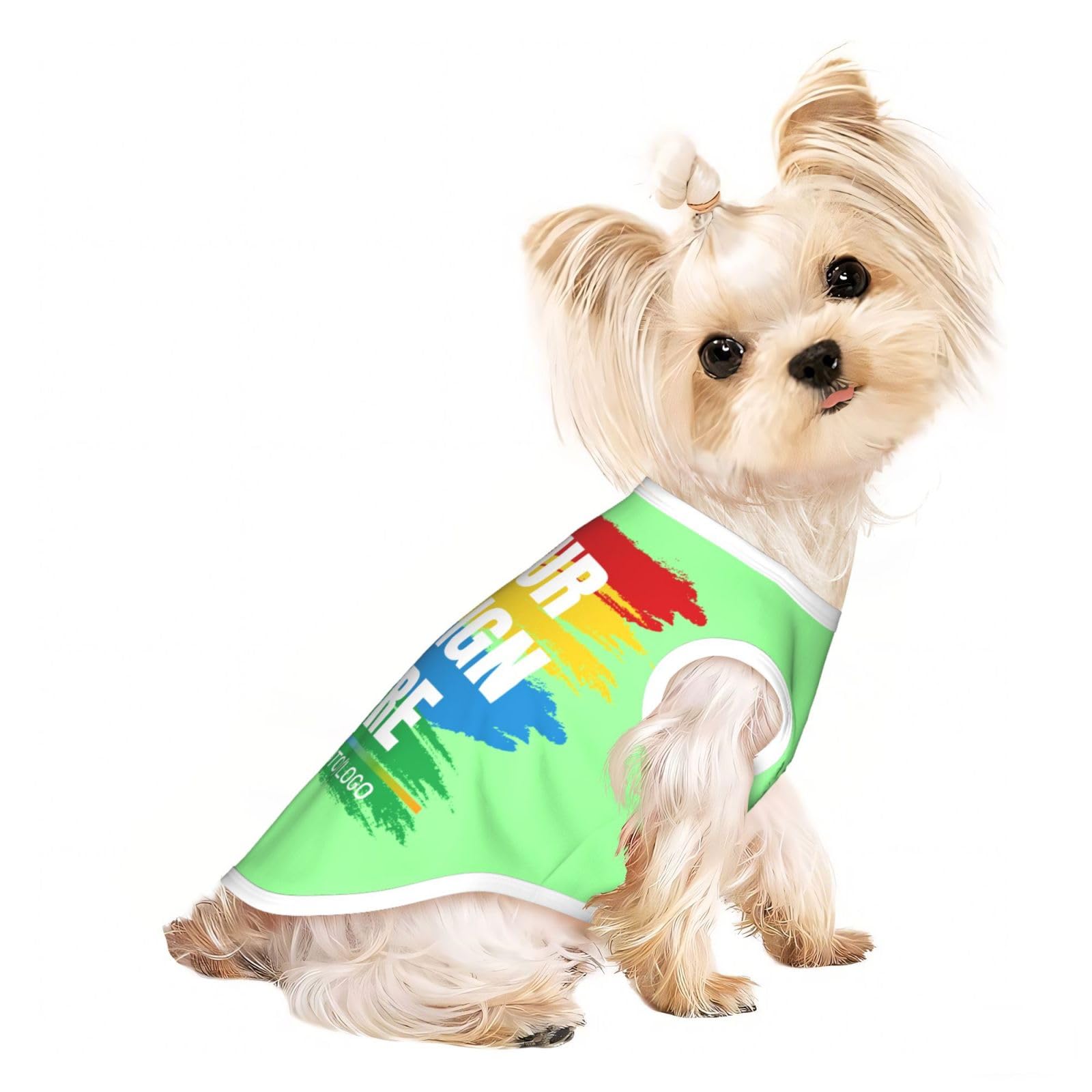 Fyralune Custom Dog Coat with Image Name Personalised Dog Halloween Costume Custom Puppy Coat Add Your Text Photo Personalised Dogs Shirts Pet Clothing Gifts for Small Medium Dogs Cats Birthday Daily