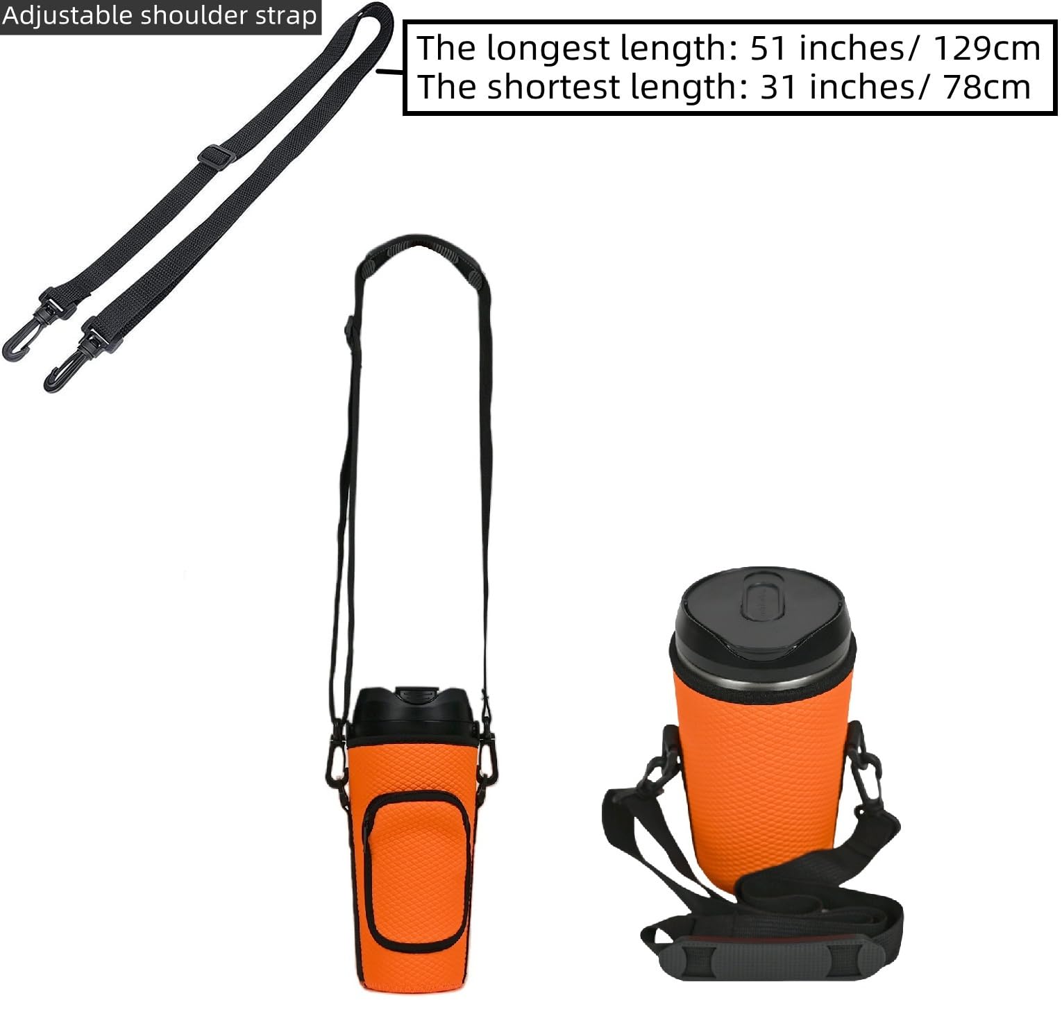 Paquete de 2 fundas protectoras para licuadora portátil con tapa, funda antideslizante, impermeable, compatible con licuadora portátil Nutribullet Flip NBPB50350AK/NBPB10350 (naranja)