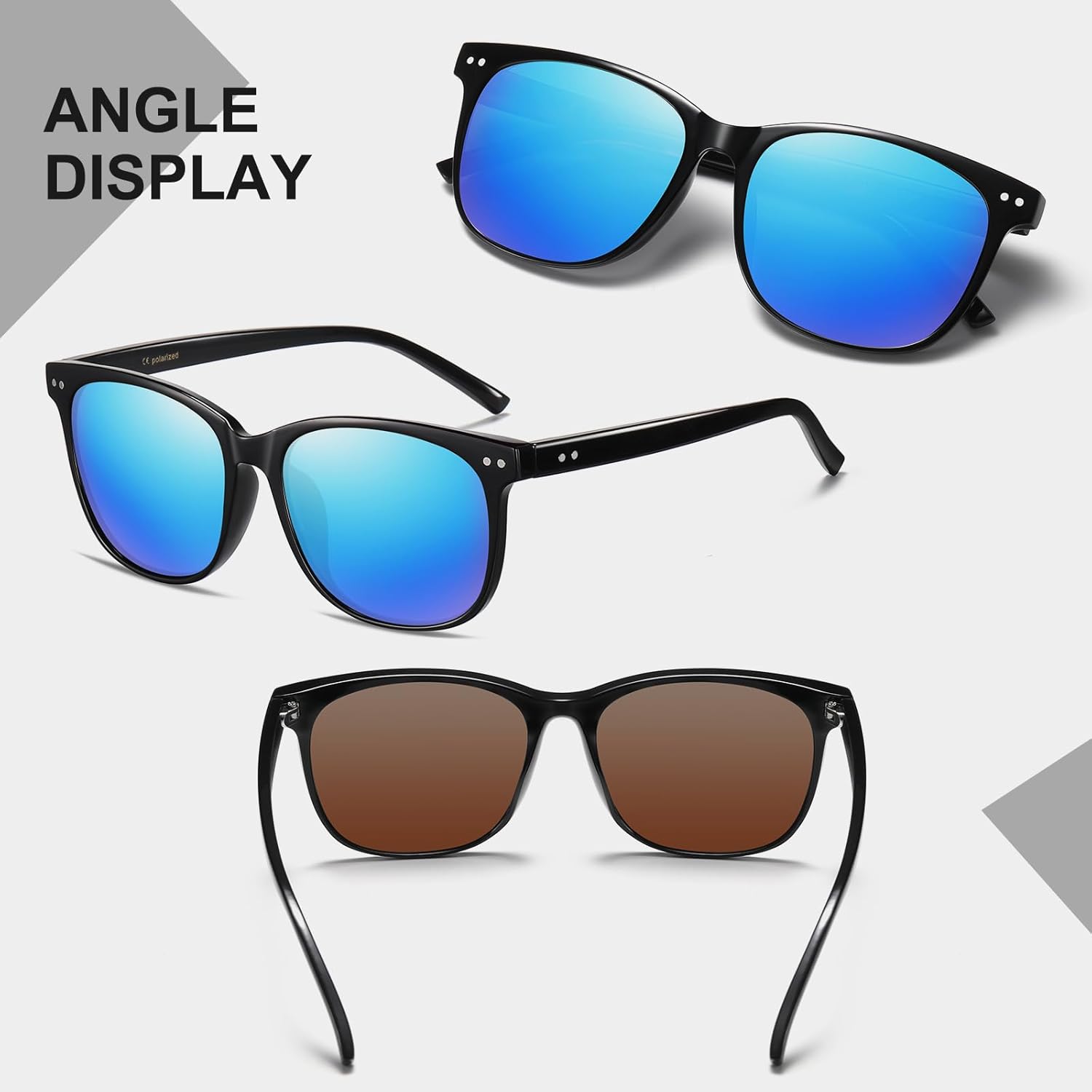 HAOLOTA Polarized Sunglasses for Women, Classic Round Sun Glasses for Driving Fishing lightweight UV400 Protection - Image 7