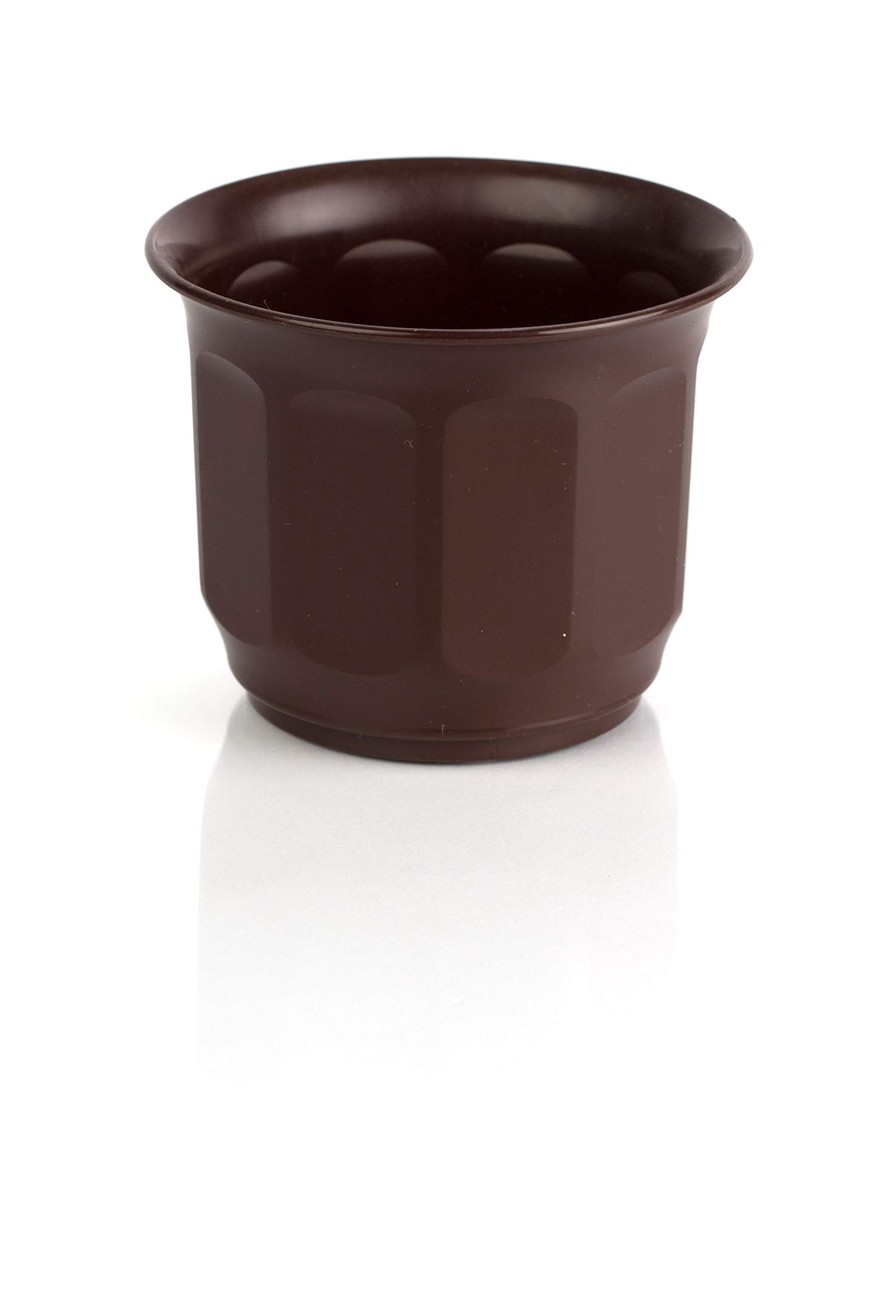 Kimmel Macetero de 9 cm de diámetro con Agujero, Color marrón, pequeño