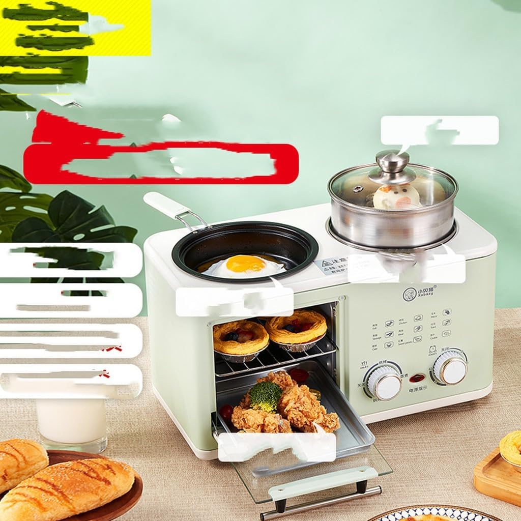 Breakfast Machine Steaming, Baking And Frying Four-in-1 Multifunctional Small Mini Oven Toast