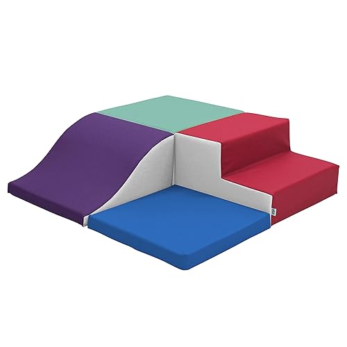 Factory Direct Partners SoftScape 13232-140 - Escalador de esquina cuadrado para niños pequeños y niños, espuma suave segura para gatear y