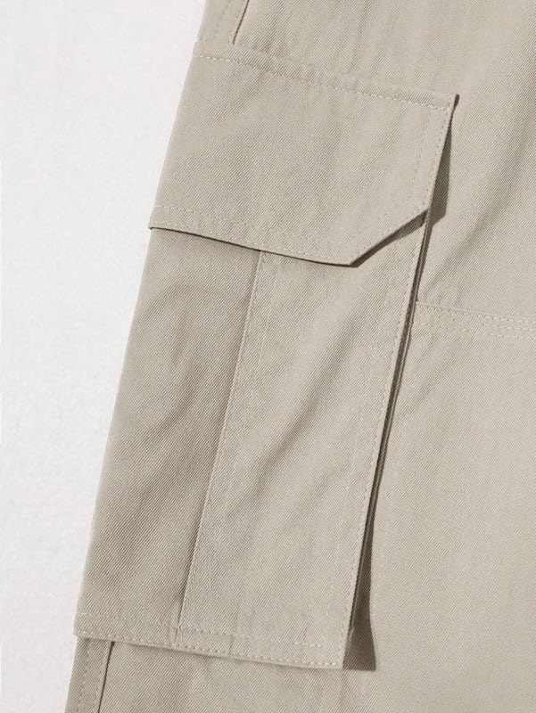 Image of DEELMO Men's Stylish Multi-Pocket Cargo Pants || Casual Fit Pants Trousers || Stylish Trousers for Men || Men's Cargo (MD501 01 08)