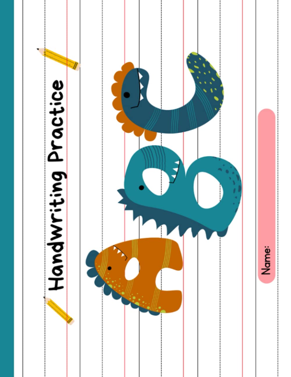 Handwriting Practice Paper with dotted lines: Preschool | K-2 handwriting practice with guided letters/alphabet tracing | big and bold handwriting lines for small kids: Teaching Learning formation