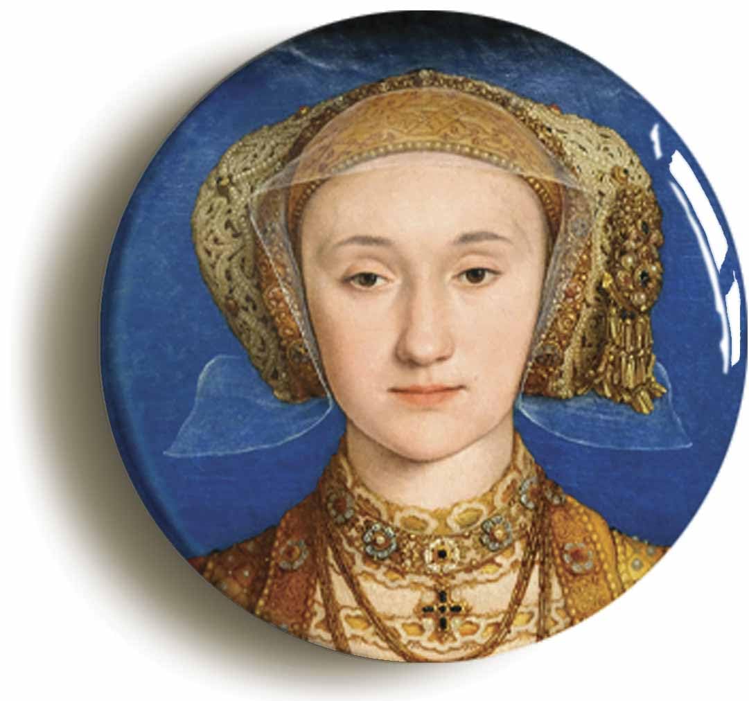 Anne of Cleves Fridge Magnet (Circular 2inch / 50mm Diameter)