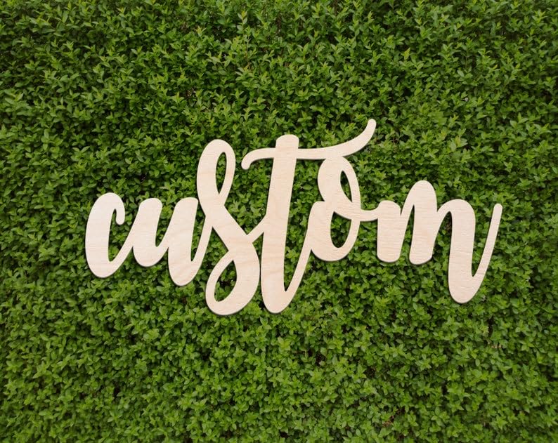 Custom Double Wooden Name Sign | Paint Included | Personalized Wood Name Sign and Letters | Baby Room Sign for Nursey Wall | First and Last Name - Image 7