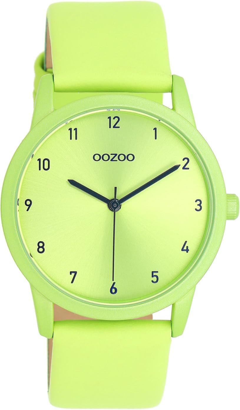 Oozoo Timepieces Horloge Geperforeerd Zwart | C9424 - Vergelijk prijzen