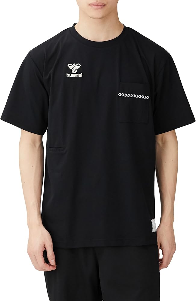 Amazon | [ヒュンメル] 半袖シャツ PLAY 胸ポケットTシャツ メンズ L