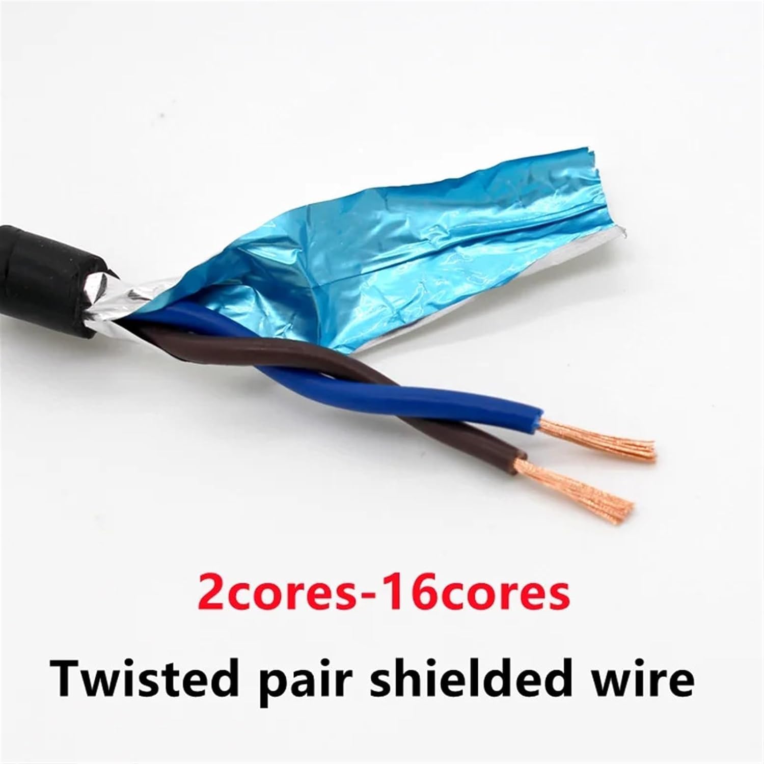 Ekranowany kabel ze skrętką RVSP z czystej miedzi