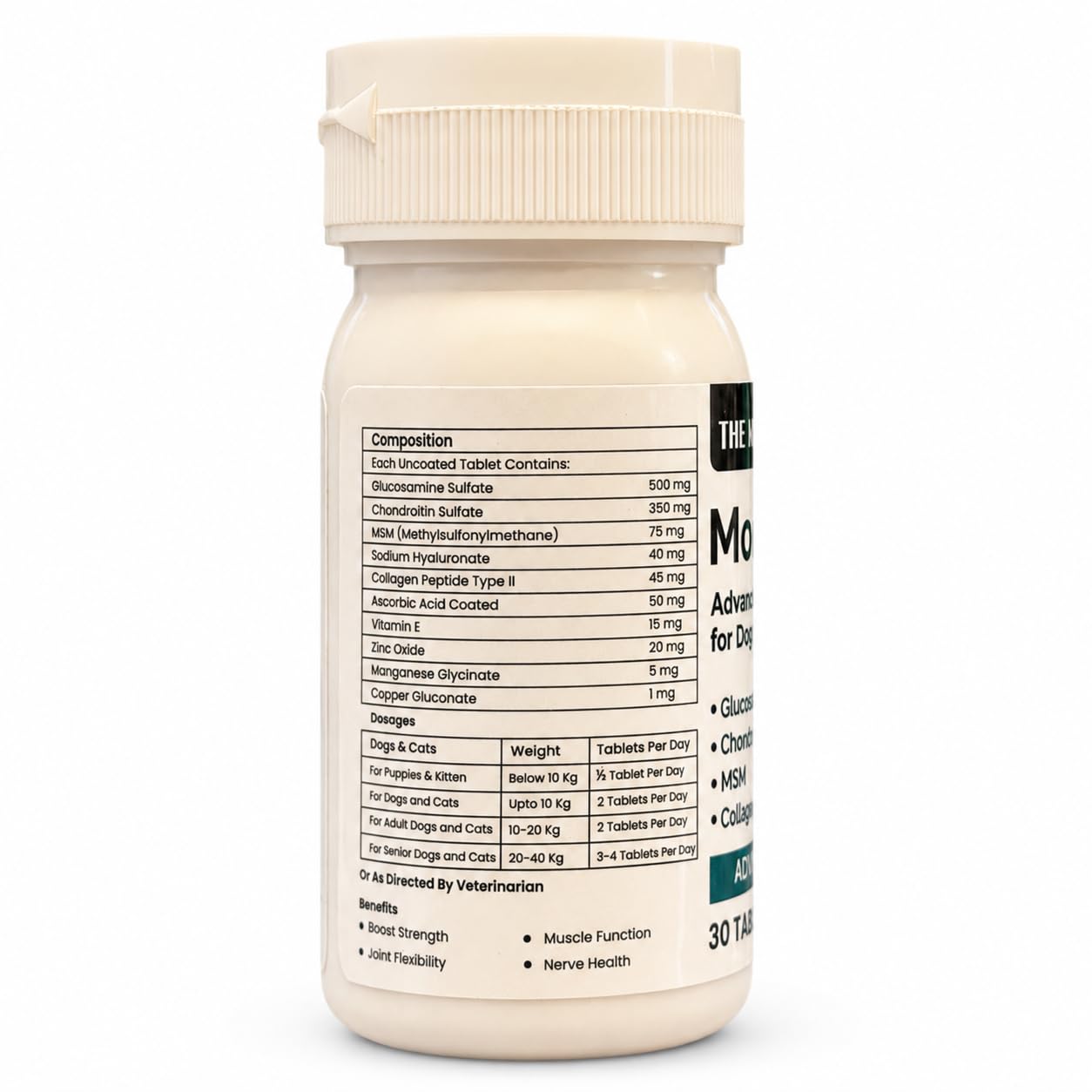 Mobi Joint+ Joint Support Supplement for Dogs & Cats | Hip Mobility Tablets | 30 Count — Amazon image 4