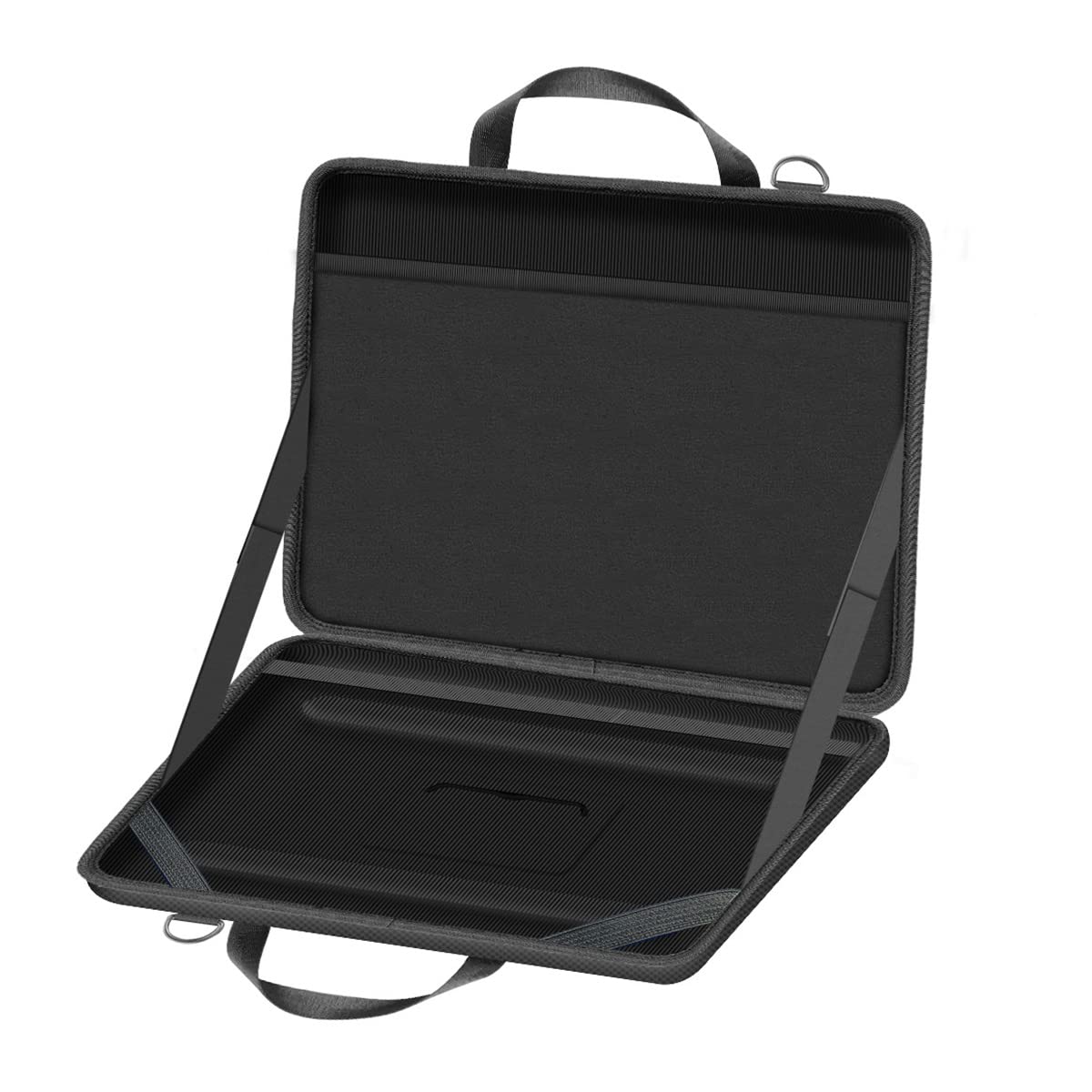 Laptop Sleeve Hard Shoulder Bag Shock Resistant Protective Carrying Case Handbag for 13-14 inch MacBook Pro