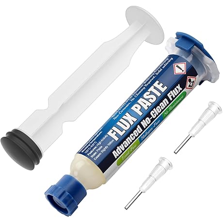 10ML Flux for Soldering, No-Clean Halogen-Free 8391 Flux Paste, Repair and Rework Soldering Flux