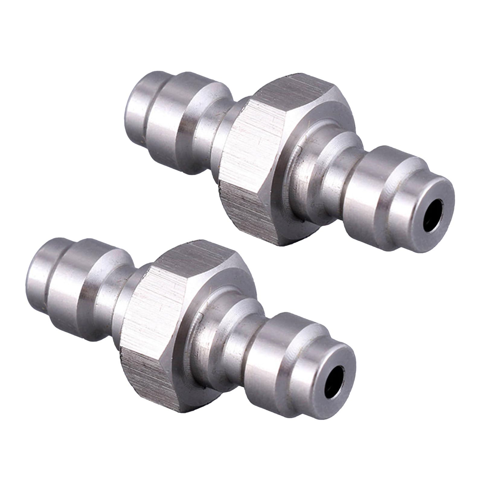 Ranuw Men's Universal 8Mm Double Foster Quick-Disconnect Coupling Paintball Fill Adapter Nipple Air Tool Fittings Stainless