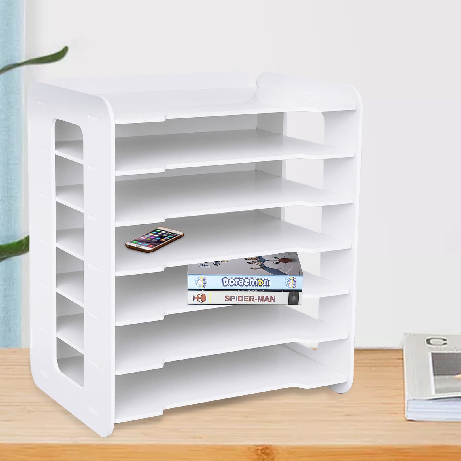 Plateau Valet En Cuir Crazy Horse – Boîte De Rangement Pliable Pour Bureau, Entrée, Bijoux, Clés Et Bonbons