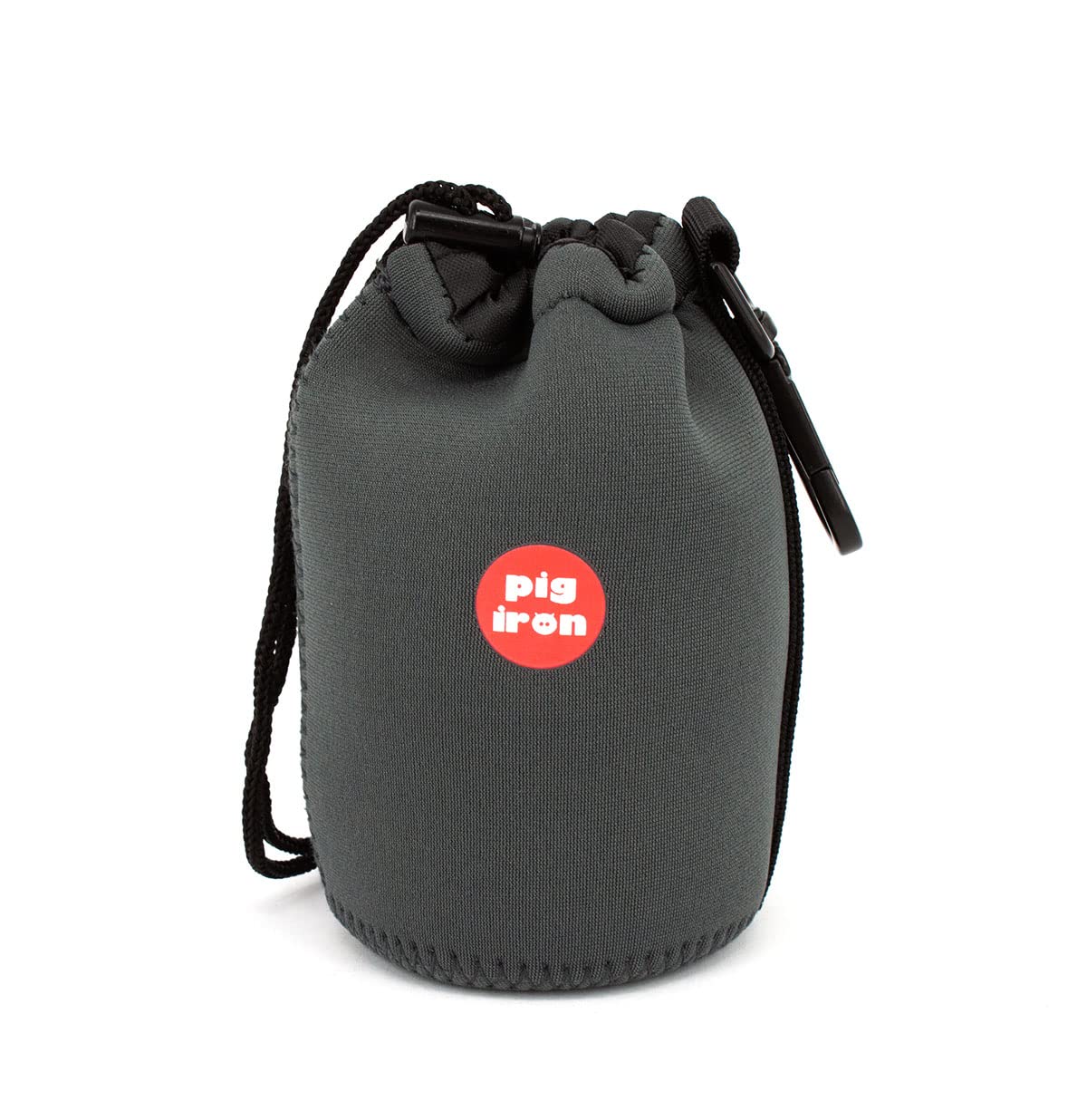 Pig Iron Luxury Lens Pouch to fit Mirrorless and DSLR Camera Lenses. Ultra Soft Velvet Lining, Thick Padded Neoprene. (Medium (M))