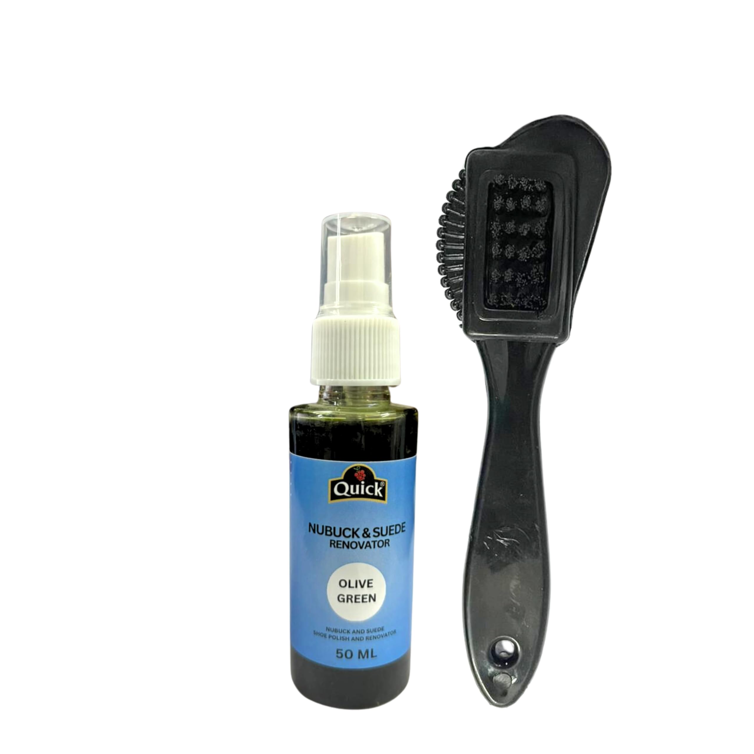 Quick Nubuck and Suede Shoe Polish | Color - Olive Green | Pack - 50 ML | Nubuck and Suede Renovator (B0D3Z62TWD) Amazon Price History, Amazon Price Tracker