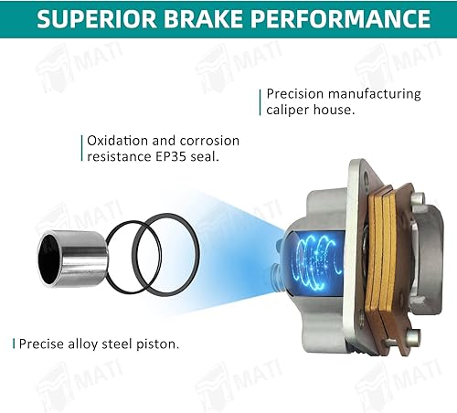 Miniatura 4 de Pinza de freno trasera izquierda derecha para Polaris Ranger Crew 570570-4 Ranger 570 800800 XP800 HD Ranger 900900 XP Ranger 900 Diesel 1000