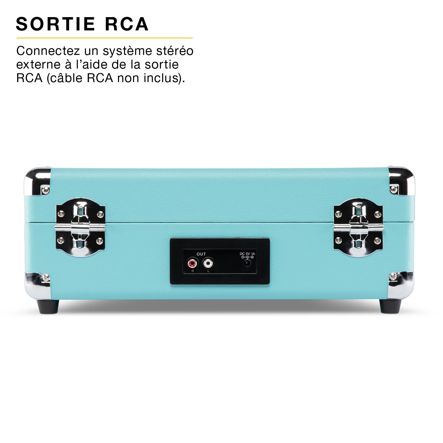 Victrola Journey II – Platine Vinyle Valise Portable Bluetooth – Haut-parleurs stéréo puissants intégrés avec Basses renforcées, Platine 3 Vitesses (33/45/78 TR/Min), Sorties RCA & Casque (Rose)
