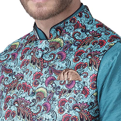 Image of hangup 3pc Kurta Pajama Basket 3PC 48ADarkSlate-KPW 38
