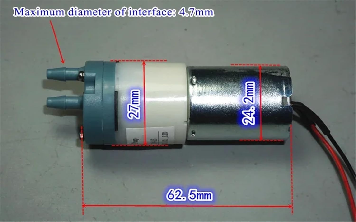 12V 370 Water Pump Diaphragm Micro Self-priming Pump 600ml Silent Large Flow Self-priming Water Pump