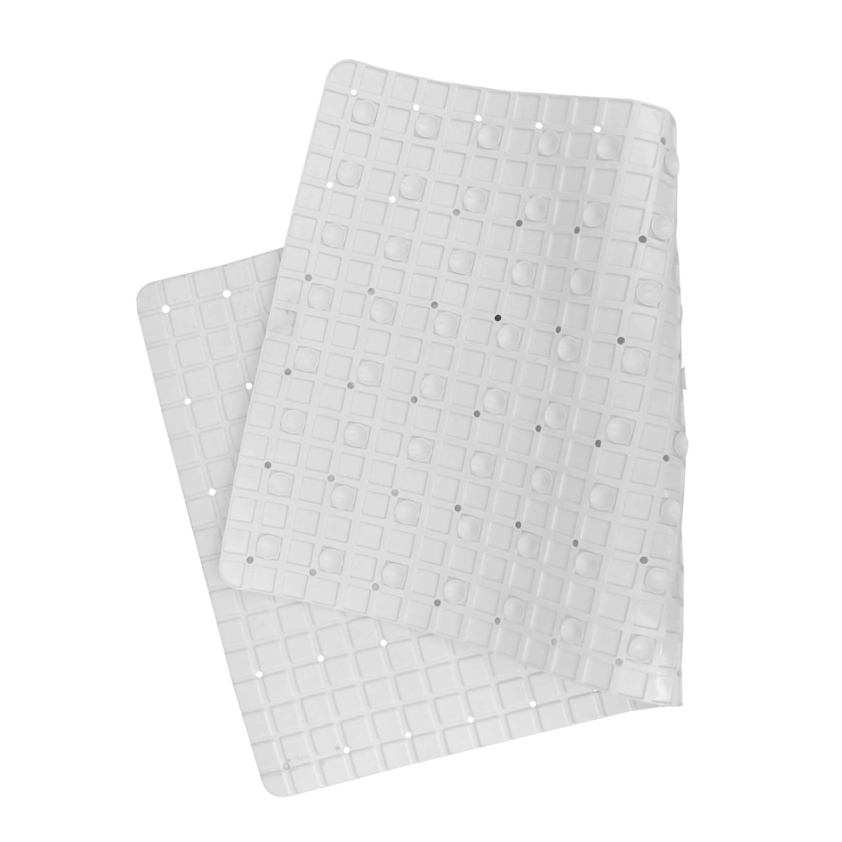 GLEAVI Non-Skid Bath Rug Swimming Pool Mat Toilet Ground Pad Hollow-Out Design Safe Odorless PVC